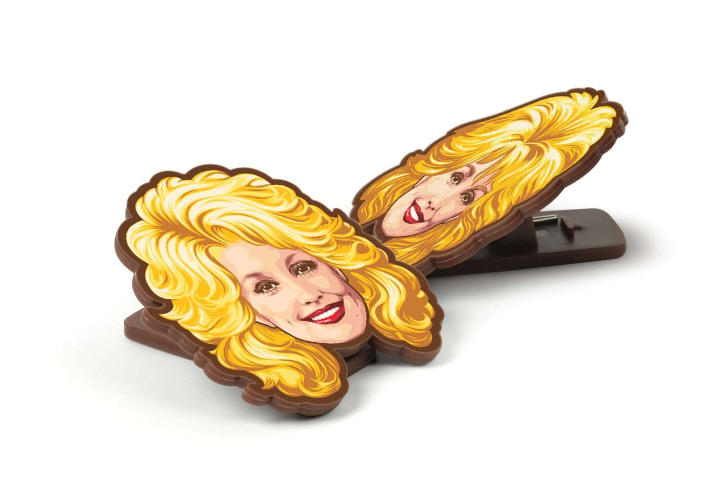 Two Dolly Parton Chip Clips