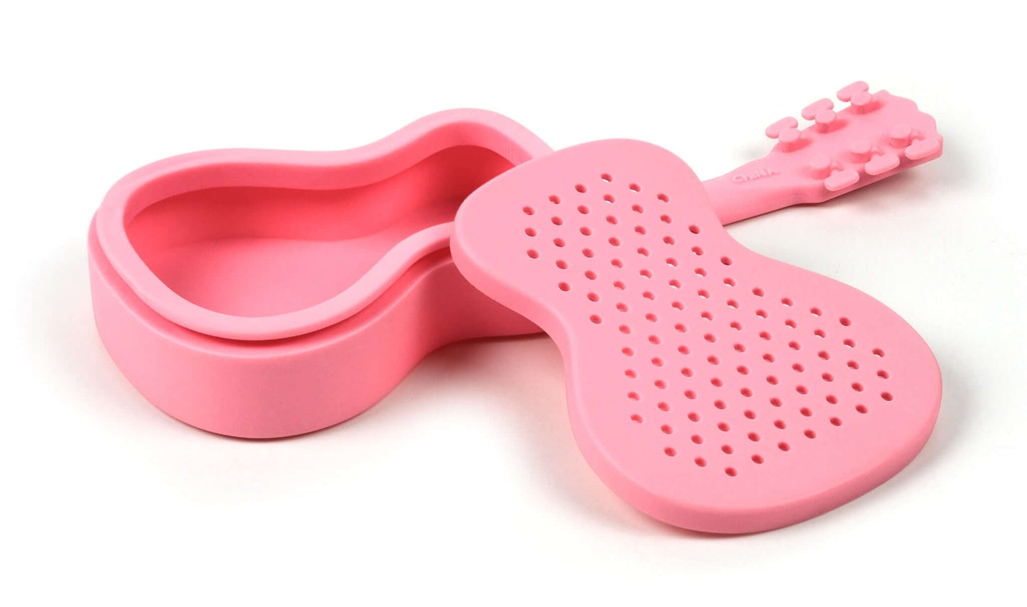 Dolly Parton Tea Infuser Back Open