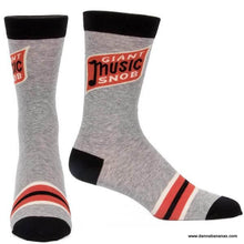 Guess the Lyric Trivia Game & Giant Music Snob Men's Crew Socks