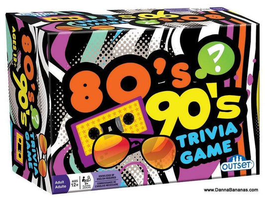 80's 90's Trivia Game Contents Picture
