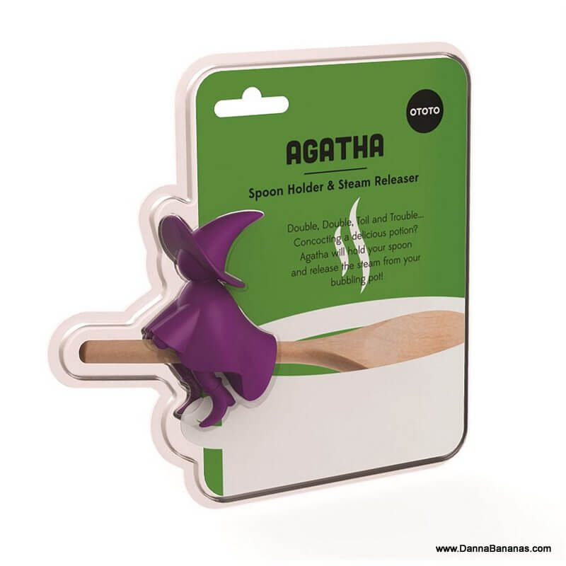 Agatha the Witch Spoon Holder – quirky Halloween kitchen gift