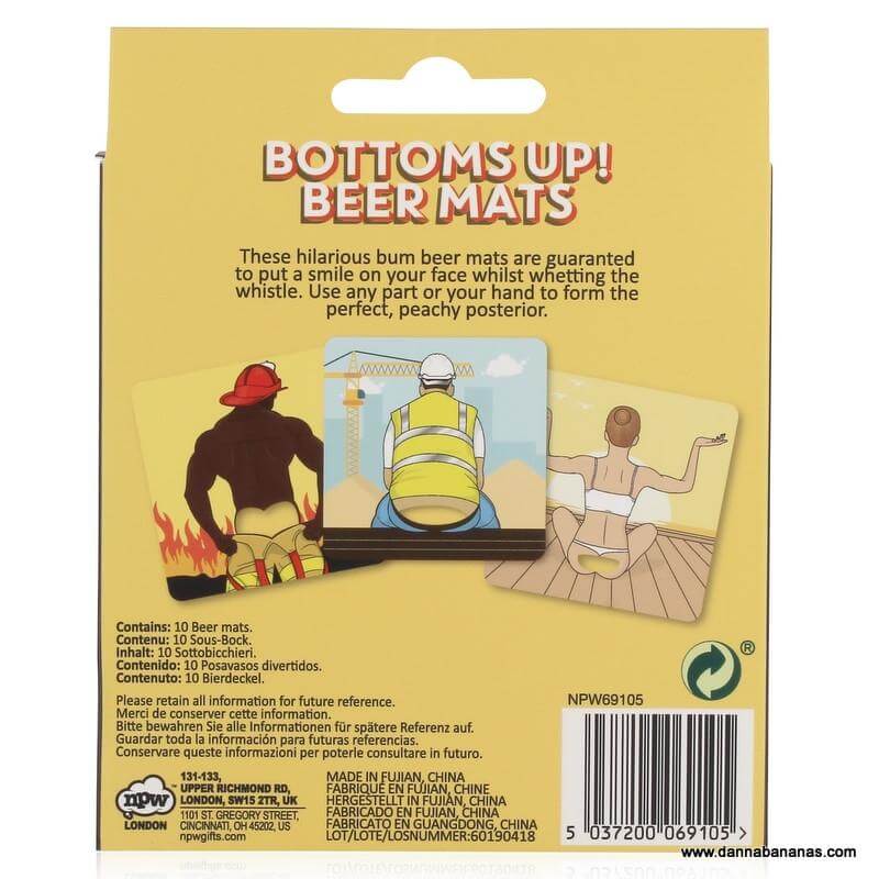 Bottoms Up Beer Mats
