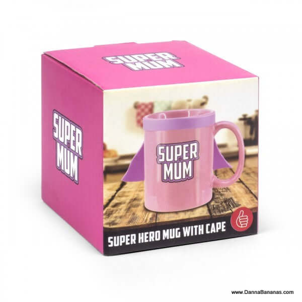 Super Hero Mug with Cape in a box