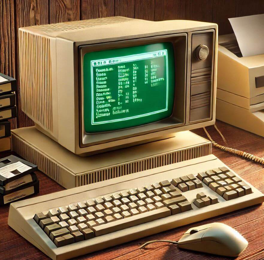 Vintage 80's Computer
