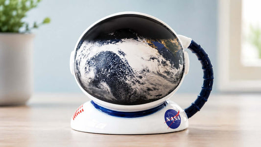 Colour-changing astronaut mug with cosmic space design, funny Father’s Day gift for Canadian dads