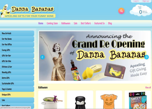 Introducing...Danna Bananas' Brand New Website!