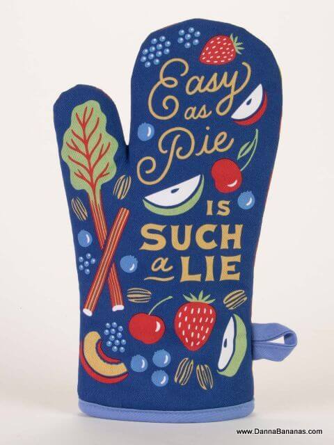 Easy as Pie is a Such a Lie Oven Mitt