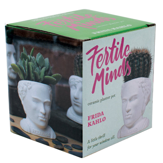 Frida Kahlo Ceramic Planter Pot - Fertile Minds
