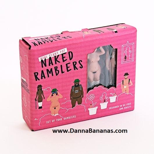 Mini Plant Pot Naked Ramblers are naked explorers for your house plants.