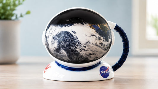 Colour-changing astronaut mug with cosmic space design, funny Father’s Day gift for Canadian dads
