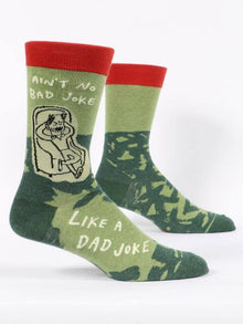 Ain't No Bad Joke Like A Dad Joke Socks
