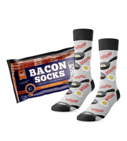 Saucisson Socks Sizzle Your Steps with Bacon Socks – Funny Foodie Fashion!