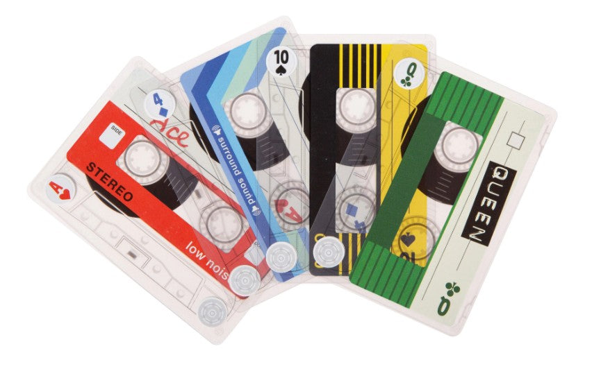 Cassette Playing Cards Poker Hand