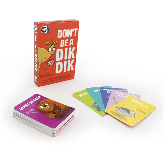 Don't Be Dik Dik Card Game contents