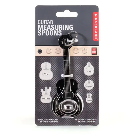 Guitar Measuring Spoons in the package