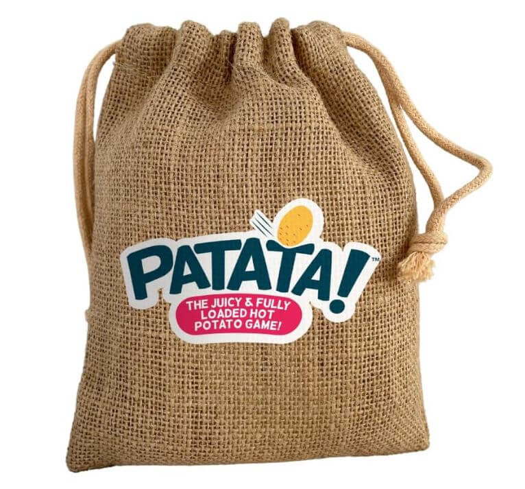 Patata! The Juicy and Fully Loaded Hot Potato Game! In a potato sack.