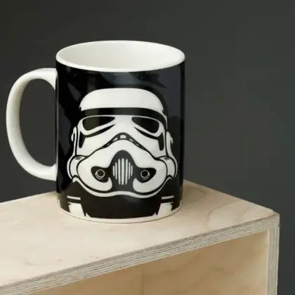 Original StorTrooper Black Porcelain Mug