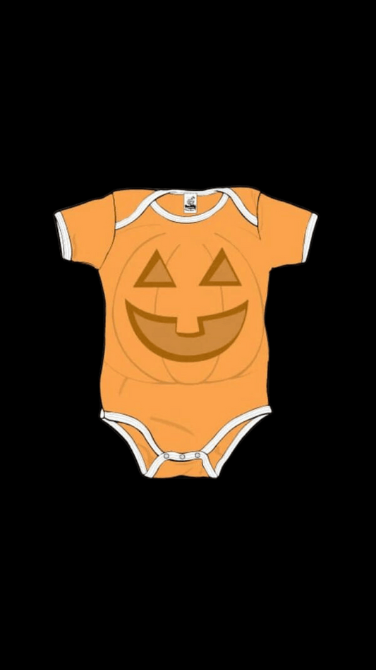 Jack O Lantern Baby Bodysuit