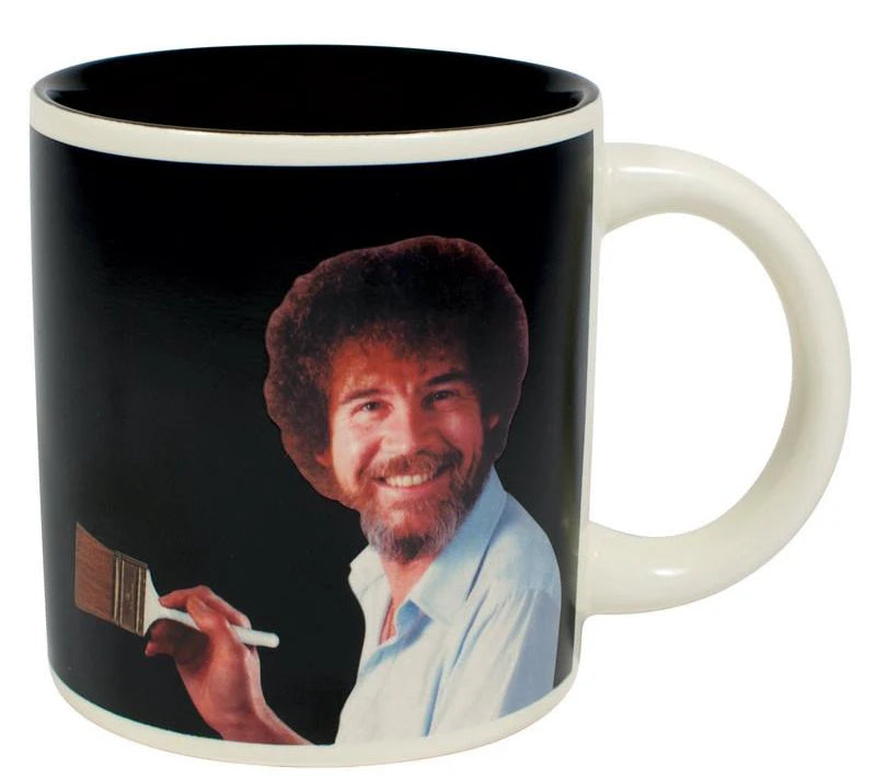 Bob Ross Heat Changing Mug — funny mugs collection at Danna Bananas.