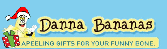 Danna Bananas logo featuring a cartoon banana