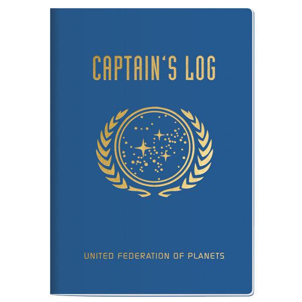 Star Trek Captain's Log Notebook Front Cover
