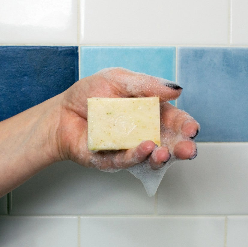 Spock Soap the Logical Choice. Soap in a sudsy hand in the shower.