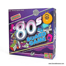 Awesome 80s Board Game box featuring retro trivia and iconic 80s imagery.