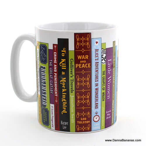 The Book Lover's Mug Left Side