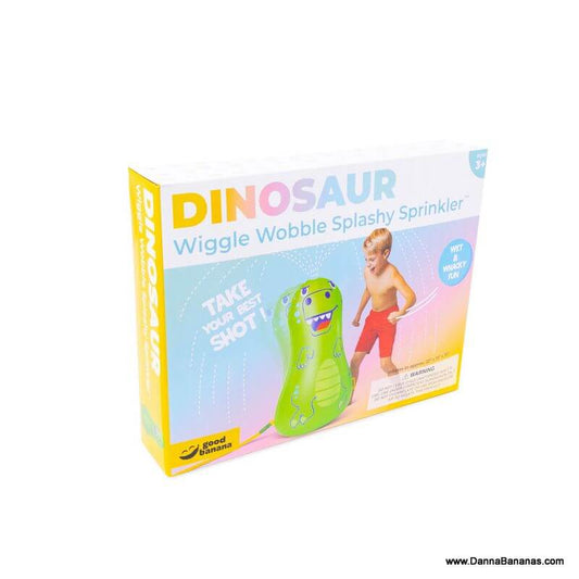 Dinosaur Wiggle Wobble Splashy Sprinkler in a box