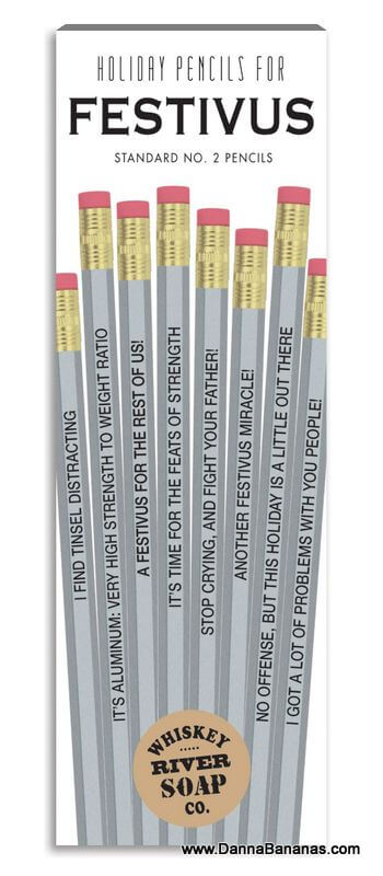 Holiday Pencils For Festivus