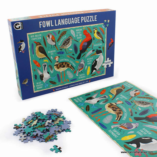 Fowl Language Jigsaw Puzzle Contents