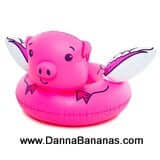 Front of Giant Flying Pig Pool Float