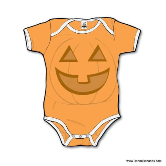 Jack-O-Lantern Baby Bodysuit