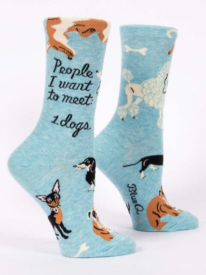 People I Want To Meet: 1. Dogs Women's Socks