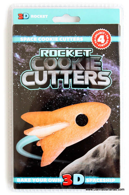 3D SPACE Rocket COOKIE CUTTERS