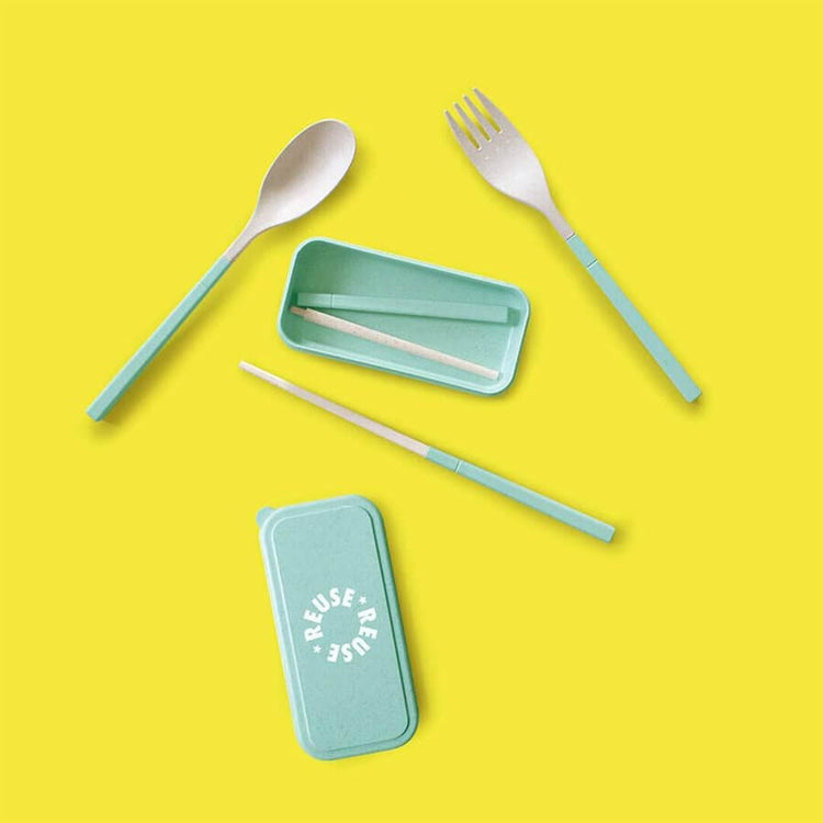 For Good – Snack Pack Travel sized reusable cutlery and case
