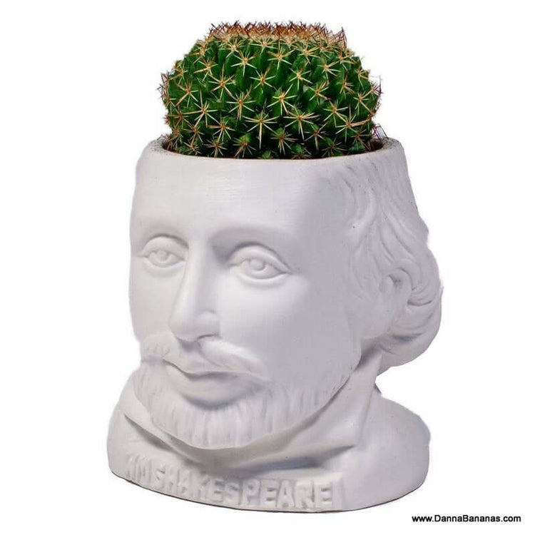 William Shakespeare Ceramic Planter Pot - Fertile Minds
