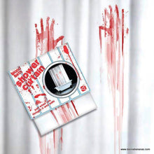 Blood Bath Shower Curtain – scary Halloween bathroom decoration"Blood Bath Shower Curtain" by Danna Bananas, making it perfect for fans of horror movies or as a chilling nod to the Norman Bates shower scene.