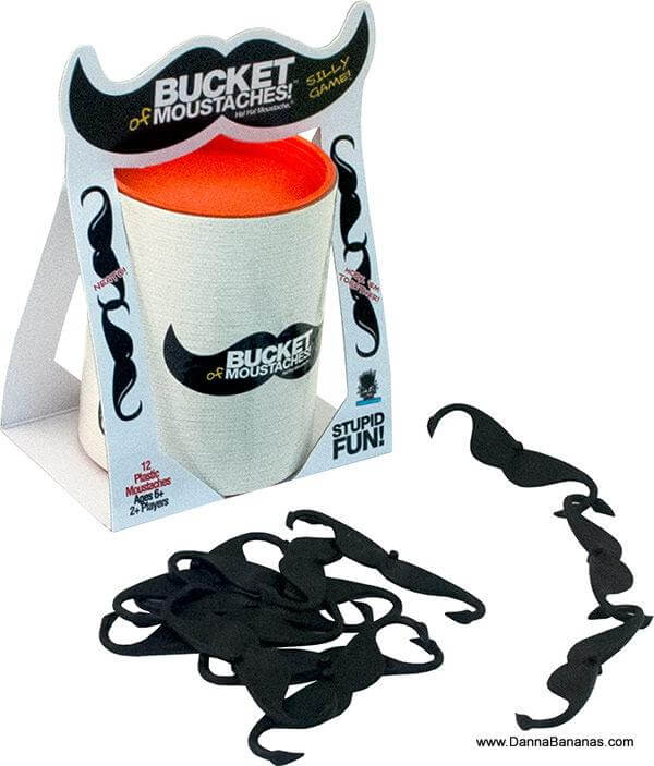 Bucket of Moustaches Contents Picture