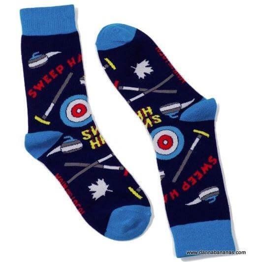 Canadian Curling Socks Picture