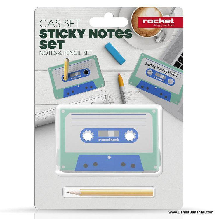 Cas-Set Sticky Notes Set on a Desk Picture