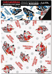 Chrismukkah Reversible Gift Wrap Picture