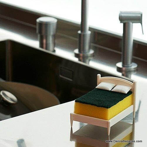 Clean Dreams Kitchen Sponge Holder Soapy by the Sink Picture
