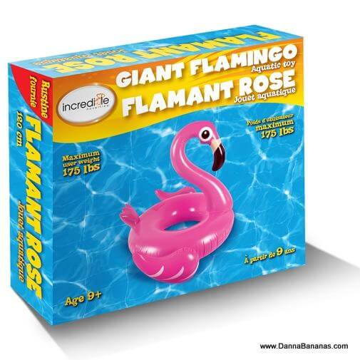 Giant Flamingo Aquatic Toy Box Picture