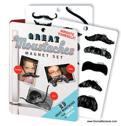 Great Moustaches Magnet Set Picture