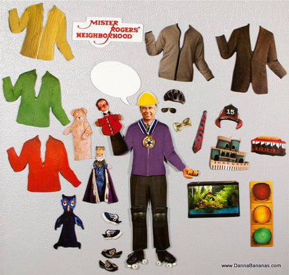 Hello Neighbor! Mr. Rogers' Dress Up Magnet Set