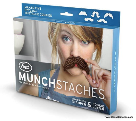 Munchstaches Cookie Cutters