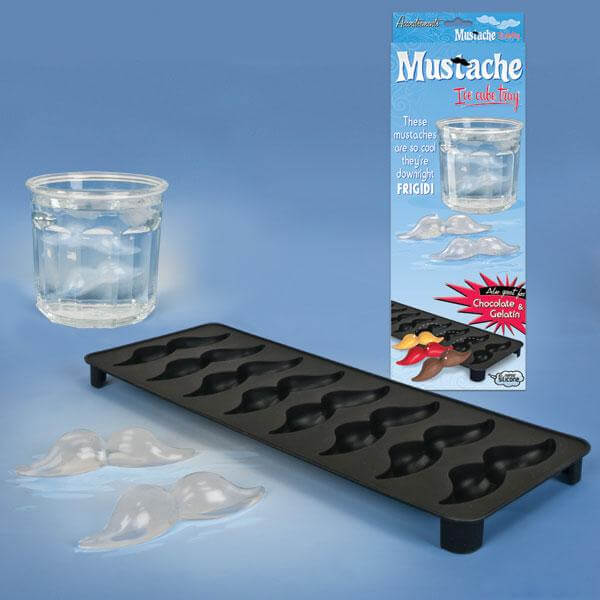 Mustache Ice Cube Tray Picture