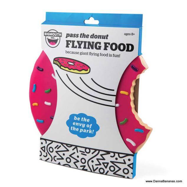 Pass the Donut Flying Food Frisbee Box Picture
