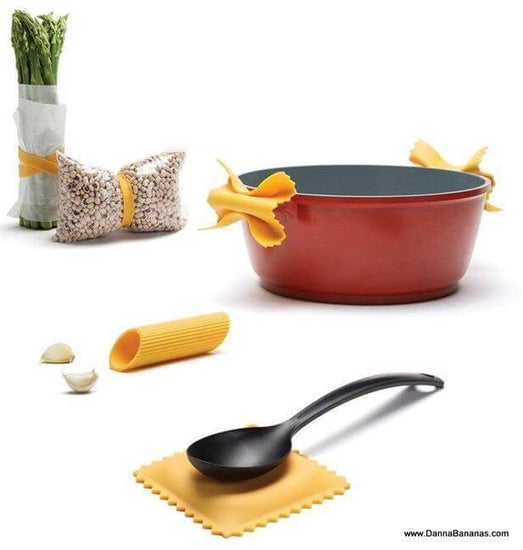 Pasta Grande Silcone Kitchen Tools in Use Picture